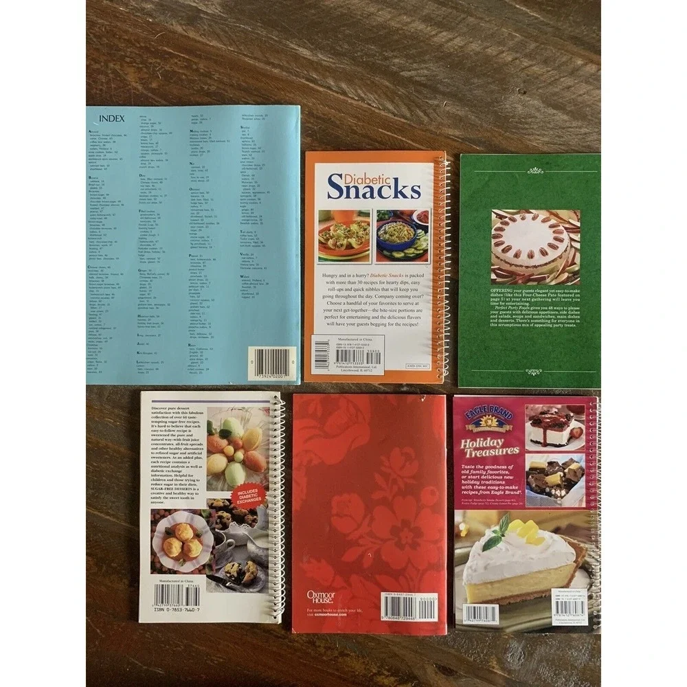 Lot 6 Dessert Party Holiday Booklets Southern Living McCalls Sugar Free Cookies